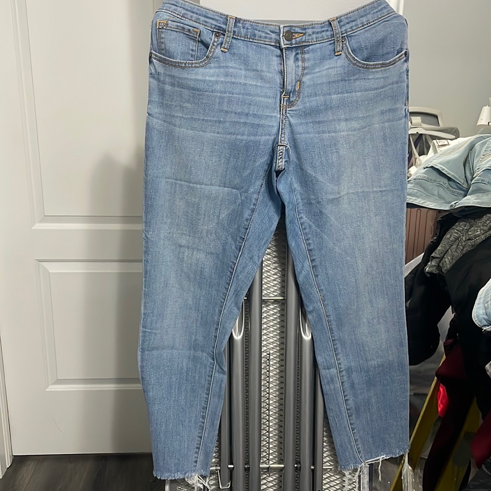 Low rise skinny super stretch jeans